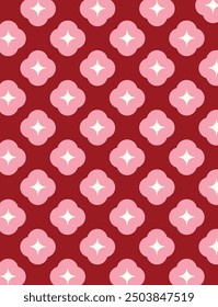 Retro Background Walpaper Mid Century Pattern Abstract