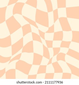 Retro-Hintergrund eines schweren abstrakten Käfigs. Modisches Wiederholmuster der 90er Jahre.