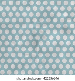 Retro background with white dots. Vector background