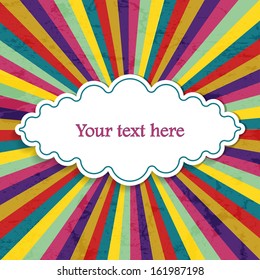 retro  background for your text