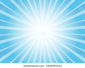Retro Retro Backgrounds with Dazzling Sunlight Rays _ Light Blue