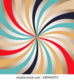 Retro Backgrounds with strips - vector illustration