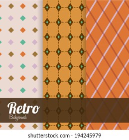 Retro  backgrounds, vector illustration