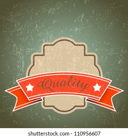 Retro badge background. EPS 10.