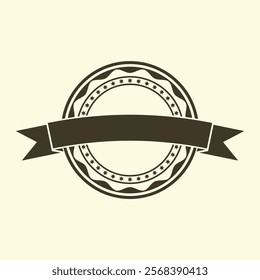Retro badge design. Vintage sign, label, logo template.