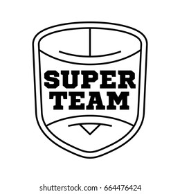 Retro badge graphic logo emblem design