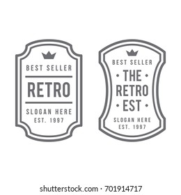 Retro Badge Logo Design