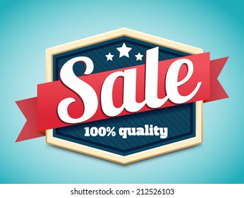 retro badge sale