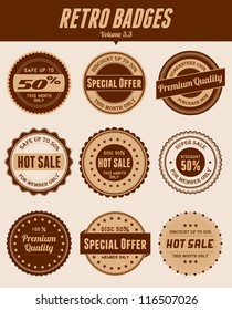 Retro Badges