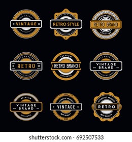 Retro Badges Collection