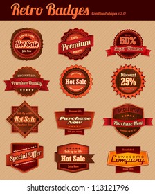 Retro Badges - combined