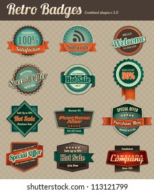 Retro Badges - combined