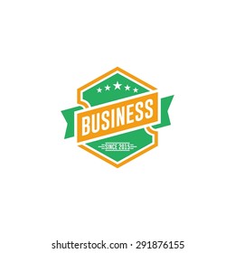 Retro badges logo