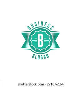 Retro badges logo