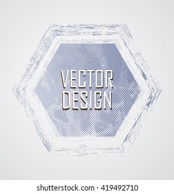 Retro Banner Design. Sale Tag Illustration. Retro Label Shape. Vector Logo.