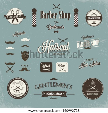 Retro barber shop