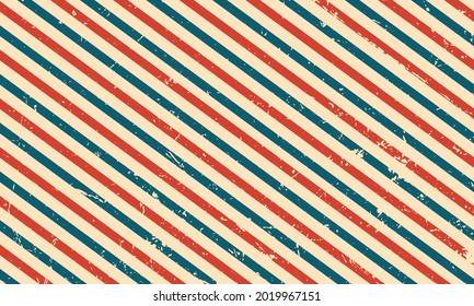 Retro barbershop liner background. Vector template in vintage style