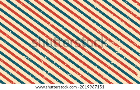 Retro barbershop liner background. Vector template in vintage style