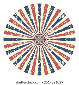 Retro barbershop pattern featuring iconic red, blue, and white diagonal stripes. Perfect for vintage-style
