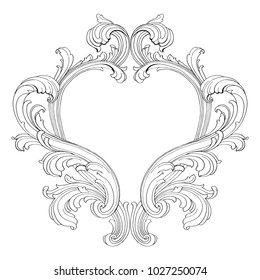 Retro baroque decorations element with flourishes calligraphic ornament. Vintage style design collection for Posters, Placards, Invitations, Banners, Badges and Logotypes.