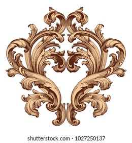 Retro baroque decorations element with flourishes calligraphic ornament. Vintage style design collection for Posters, Placards, Invitations, Banners, Badges and Logotypes.