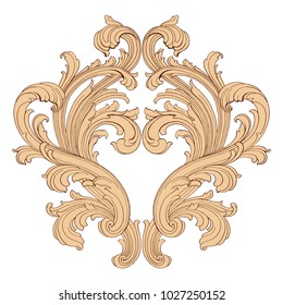 Retro baroque decorations element with flourishes calligraphic ornament. Vintage style design collection for Posters, Placards, Invitations, Banners, Badges and Logotypes.