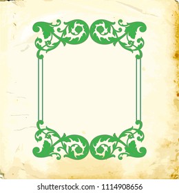 Retro baroque decorations element with flourishes calligraphic ornament. Vintage style design collection for Posters, Placards, Invitations, Banners, Badges and Logotypes.