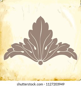Retro baroque decorations element with flourishes calligraphic ornament. Vintage style design collection for Posters, Placards, Invitations, Banners, Badges and Logotypes.