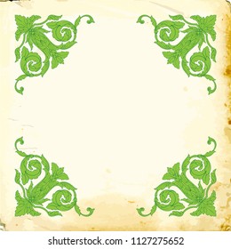 Retro baroque decorations element with flourishes calligraphic ornament. Vintage style design collection for Posters, Placards, Invitations, Banners, Badges and Logotypes.
