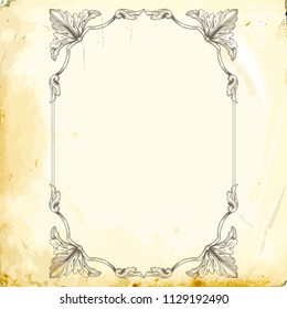 Retro baroque decorations element with flourishes calligraphic ornament. Vintage style design collection for Posters, Placards, Invitations, Banners, Badges and Logotypes.