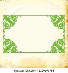 Retro baroque decorations element with flourishes calligraphic ornament. Vintage style design collection for Posters, Placards, Invitations, Banners, Badges and Logotypes.