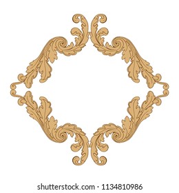 Retro baroque decorations element with flourishes calligraphic ornament. Vintage style design collection for Posters, Placards, Invitations, Banners, Badges and Logotypes.