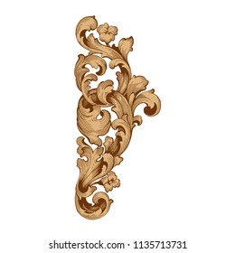 Retro baroque decorations element with flourishes calligraphic ornament. Vintage style design collection for Posters, Placards, Invitations, Banners, Badges and Logotypes.