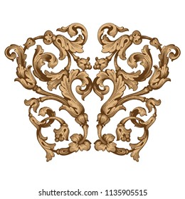 Retro baroque decorations element with flourishes calligraphic ornament. Vintage style design collection for Posters, Placards, Invitations, Banners, Badges and Logotypes.
