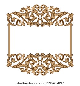 Retro baroque decorations element with flourishes calligraphic ornament. Vintage style design collection for Posters, Placards, Invitations, Banners, Badges and Logotypes.