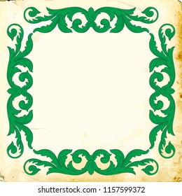 Retro baroque decorations element with flourishes calligraphic ornament. Vintage style design collection for Posters, Placards, Invitations, Banners, Badges and Logotypes.