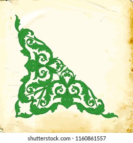 Retro baroque decorations element with flourishes calligraphic ornament. Vintage style design collection for Posters, Placards, Invitations, Banners, Badges and Logotypes.