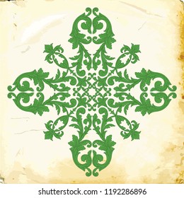 Retro baroque decorations element with flourishes calligraphic ornament. Vintage style design collection for Posters, Placards, Invitations, Banners, Badges and Logotypes.