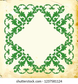 Retro baroque decorations element with flourishes calligraphic ornament. Vintage style design collection for Posters, Placards, Invitations, Banners, Badges and Logotypes.