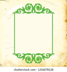 Retro baroque decorations element with flourishes calligraphic ornament. Vintage style design collection for Posters, Placards, Invitations, Banners, Badges and Logotypes.