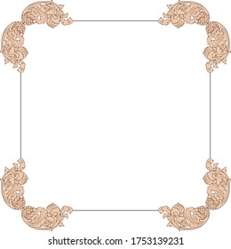 Retro barocke Dekorationselemente mit florierenden kalligrafischen Ornamenten. Vintage Design Kollektion für Poster, Plakate, Einladungen, Banner, Abzeichen und Logotypen.