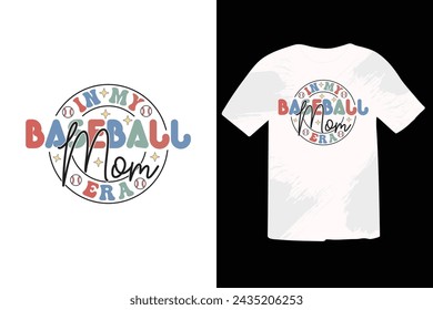 Retro Baseball Funny EPS T-shirt Design