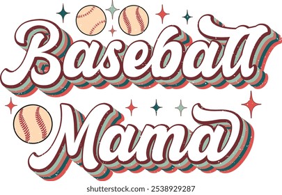 pacote de sublimação png de baseball retro