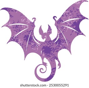 Retro bat cartoon illustration,halloween bat vector