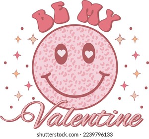 Retro Be My Valentine Day