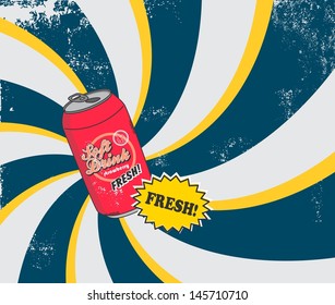 retro beam soft drink