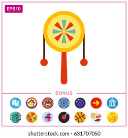 Retro beanbag icon