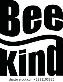 Retro Bee T-shirt Design, Vector