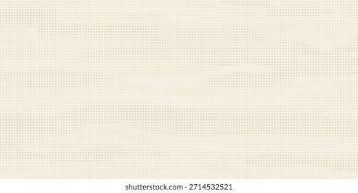 Retro beige halftone paper texture. Vintage craft ecru wallpaper with speckles, flecks, particles. Light cream grunge grain overlay background. Dirty dotted and specked canvas backdrop. Vector	