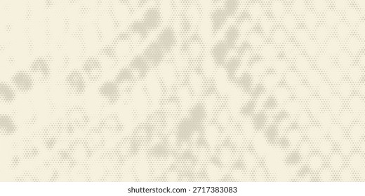 Textura de papel de meio-tom bege retrô. Vintage ofício ecru papel de parede com manchas, manchas, partículas. Fundo de cobertura de grão grunge creme claro. Fundo de tela pontilhado e pontilhado sujo. Vetor